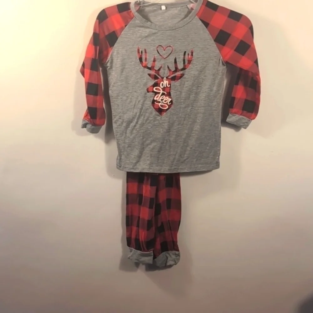 Boys 12M Christmas Pajamas Sleeper Footie Set